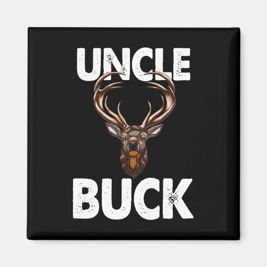Best oom Buck Ever Funny Mannen Hunting Deer Buck Magneet (Voorkant)