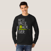 Best oom Coach Ever Shirt Softball (Voorkant volledig)