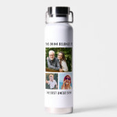Best oom Ever 3 Foto Waterfles (Achterkant)