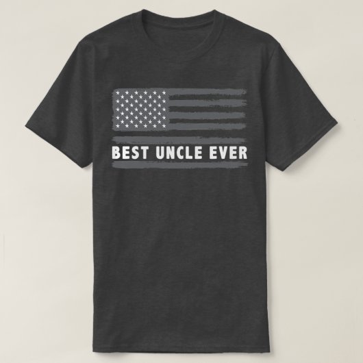 Best oom Ever American Flag T-shirt (Design voorkant)