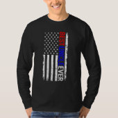 Best oom Ever American Flag Vaderdag T-shirt (Voorkant)