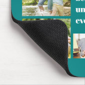 Best oom Ever Blauwgroen Photo Collage Muismat (Hoek)