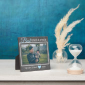 Best oom Ever Custom Photo Rustic Chalkboard Fotoplaat (Insitu)