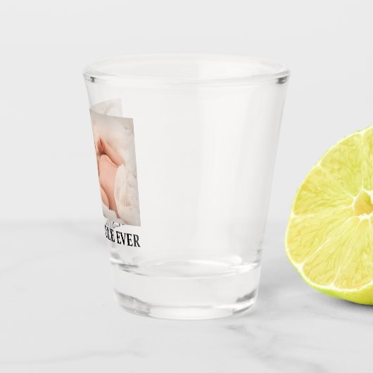 Best oom Ever Family Foto Shot Glas (Rechts)