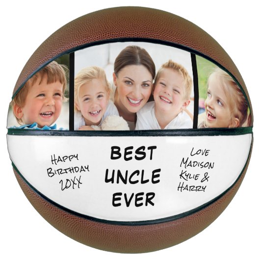 Best oom Ever Foto Basketbal (Voorkant)