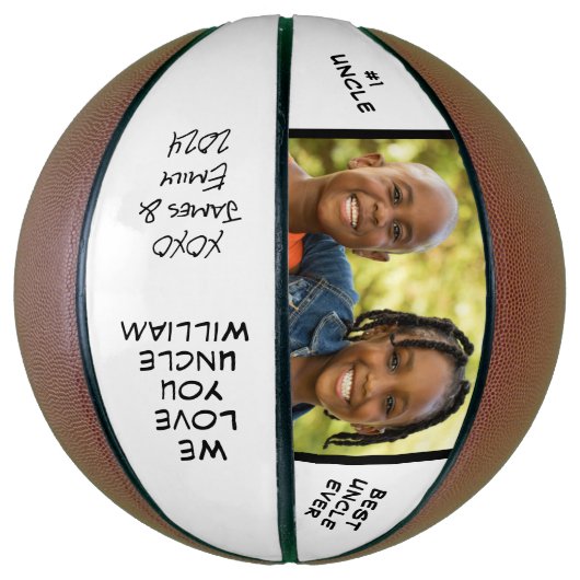 Best oom Ever Foto Basketbal (Verticaal)