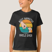 Best oom Ever Funny Hamster Eigenaar Gift T-shirt (Voorkant)