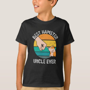 Best oom Ever Funny Hamster Eigenaar Gift T-shirt