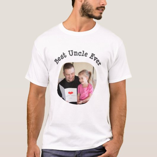 Best oom Ever uploadt je foto van je vierkante fam T-shirt (Voorkant)