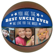 Best oom Ever We houden van je 3 Foto Collage Blue