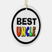 Best oom kerstversiering keramisch ornament (Rechts)