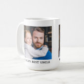 Best oom Niece Nephew Foto van de wereld Koffiemok (Voorkant links)