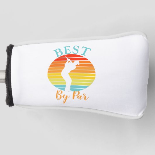 Best op basis van Par Vaderdag Cadeau Golfheadcover (Voorkant)