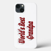 Best opa burgundy text Case-Mate iPhone case (Achterkant)