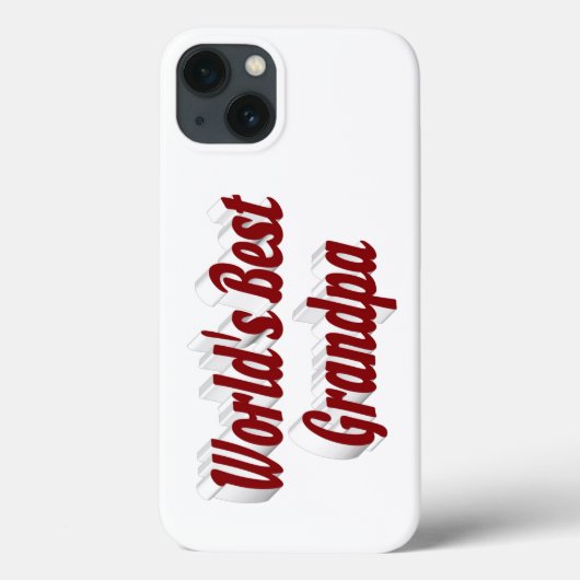 Best opa burgundy text Case-Mate iPhone case (Achterkant)