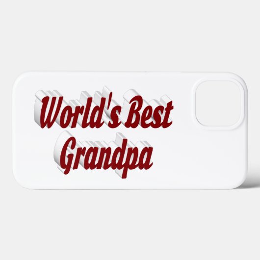 Best opa burgundy text Case-Mate iPhone case (Achterkant (horizontaal))