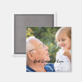 Best opa Ever Custom Foto Grandchildren Love Magneet (Voorkant / Achterkant)