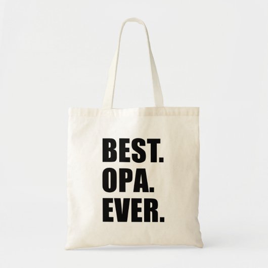 Best Opa Ever German Grandfather Canvas tas (Voorkant)