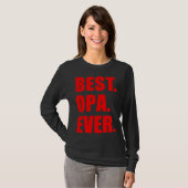 Best Opa Ever German Grandfather T-shirt (Voorkant volledig)