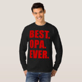 Best Opa Ever German Grandfather T-shirt (Voorkant volledig)
