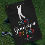 Best opa van de hand van de handdoek<br><div class="desc">Vier je vader, de onverslaanbare opa, met onze gepersonaliseerde professionele golfhanddoek - het perfecte eerbetoon aan hem en zijn liefde voor zijn kleinkinderen. Het is niet alleen een handdoek, het is een boodschap van liefde - 'beste opa van par', speciaal voor hem gemaakt. Maak zijn verjaardag of Vaderdag dit jaar...</div>