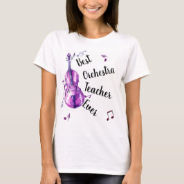 Best Orchestra Teacher Ever Pattern T-Shirt