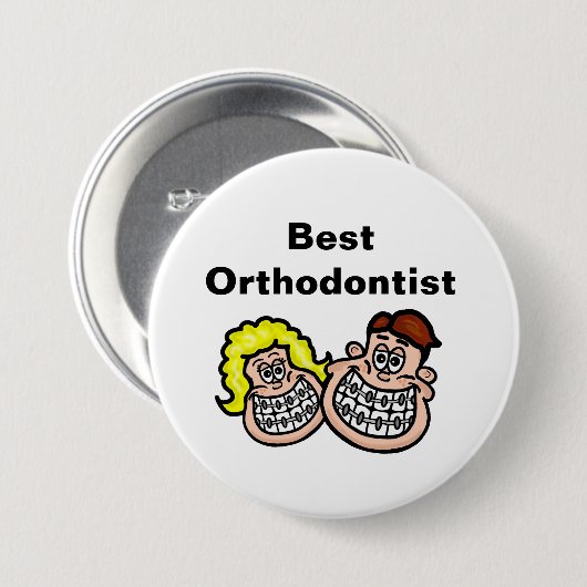 Best Orthodontist Button (Voorkant /achterkant)