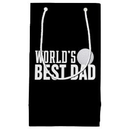 Best Pa Typography Golf ter wereld | Gift Bag Klein Cadeauzakje