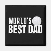 Best Pa Typography Golf ter wereld | Magneet (Voorkant)