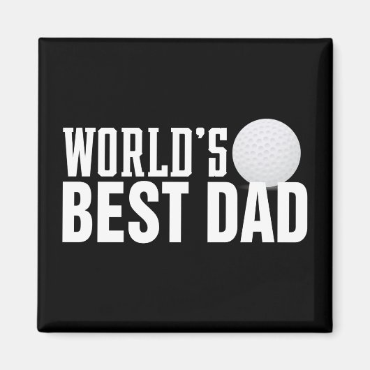 Best Pa Typography Golf ter wereld | Magneet (Voorkant)