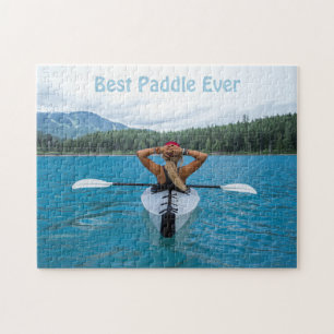 Best Paddle Ever Custom Photo Kayak Legpuzzel
