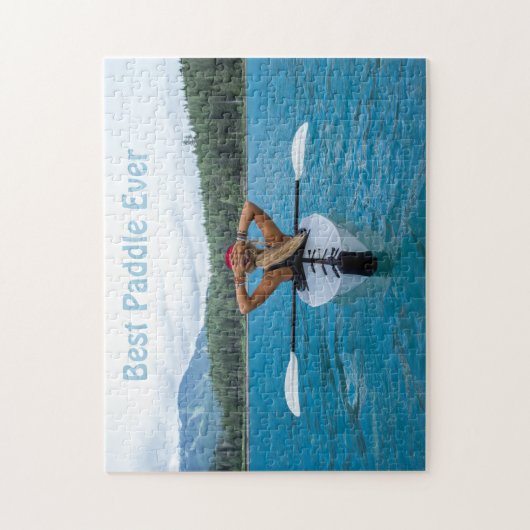 Best Paddle Ever Custom Photo Kayak Legpuzzel (Verticaal)