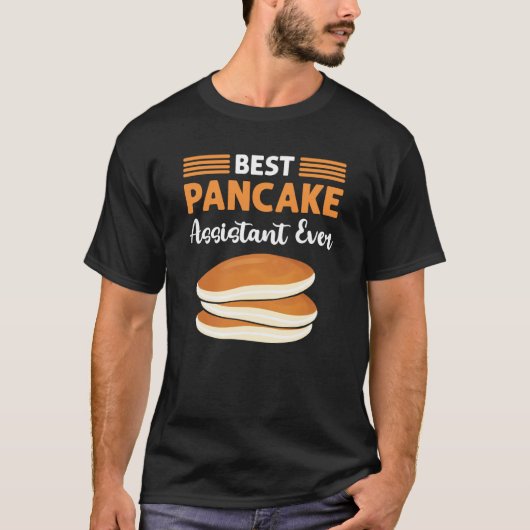 Best Pancake Assistant Ever Flapjack Pancake Maker T-shirt (Voorkant)