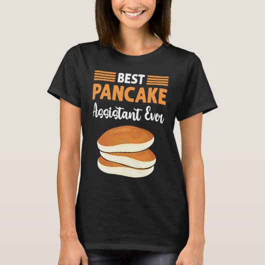 Best Pancake Assistant Ever Flapjack Pancake Maker T-shirt (Voorkant)