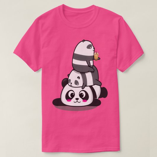 Best Panda Bubble Tea T-shirt (Design voorkant)