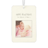 Best Pap 2 Foto Aangepast ter wereld Luchtverfrisser (Achterkant)