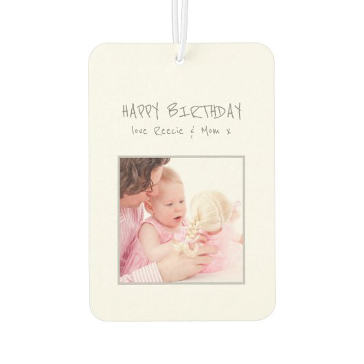 Best Pap 2 Foto Aangepast ter wereld Luchtverfrisser (Achterkant)