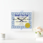Best Pap Certificate ter wereld Vierkante Klok (Huis)