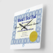Best Pap Certificate ter wereld Vierkante Klok (Hoek)