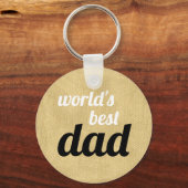 Best Pap Chic Script Gold en Black Sleutelhanger (Voorkant)