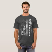 Best Pap Ever Flag Fathers day Grandpa Gift T-shirt (Voorkant volledig)