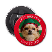 Best Pap Ever Photo Button Flesopener (Voorkant)