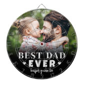 Best Pap Ever Photo Dartbord (Voorkant)