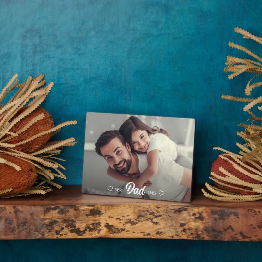 Best Pap Ever Photo Fotoplaat (Zijkant)