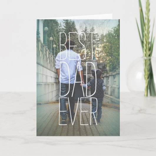 Best Pap Ever Photo Kaart (Voorkant)
