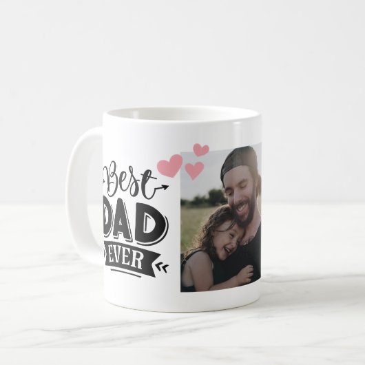 Best Pap Ever Photo Koffiemok (Voorkant links)