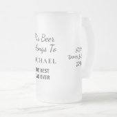 Best Pap Ever Photo Matglas Bierpul (Voorkant rechts)