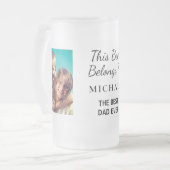 Best Pap Ever Photo Matglas Bierpul (Voorkant links)