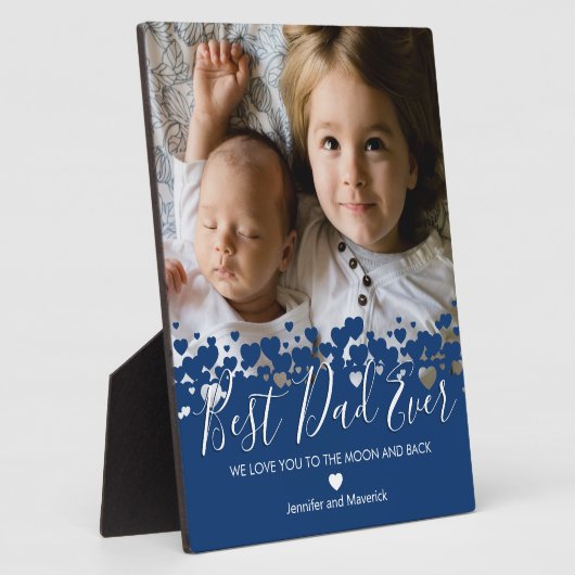 Best Pap Ever Photo Plaque Fotoplaat (Zijkant)