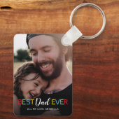 Best Pap Ever Photo Sleutelhanger (Achterkant)